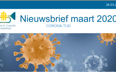 (Corona) Nieuwsbrief maart 2020