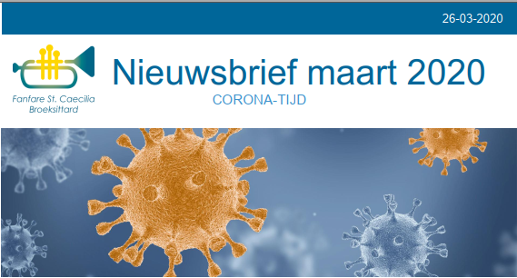 (Corona) Nieuwsbrief maart 2020